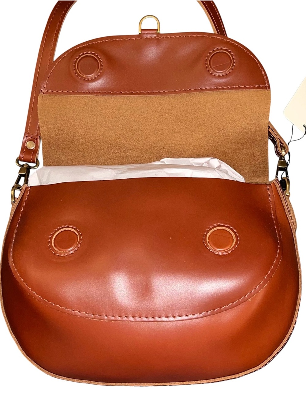 Portland Leather Goods Madrone Monaco Crossbody Bag - NWT - Picture 6 of 8